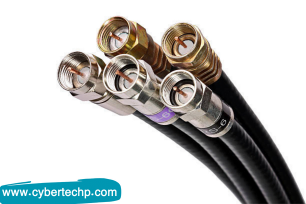 أنواع الكابلات في الشبكة (types of network cables)