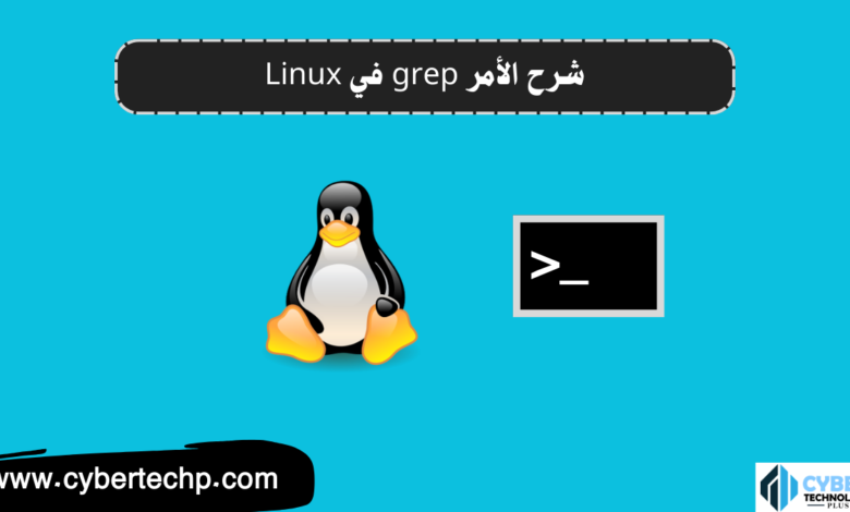 شرح الأمر grep في Linux